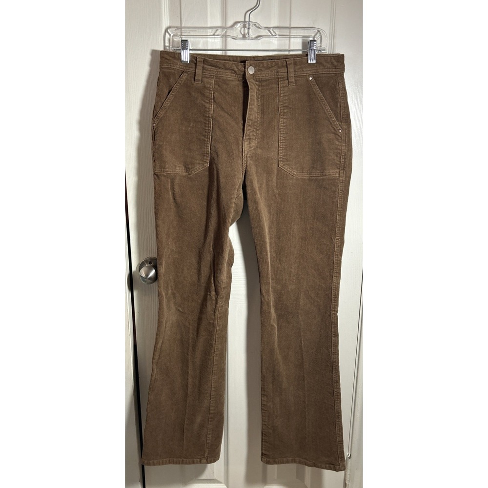 Indigo Rising Pants Womens 15/16 Brown Corduroy Straight Leg Casual Preppy‎